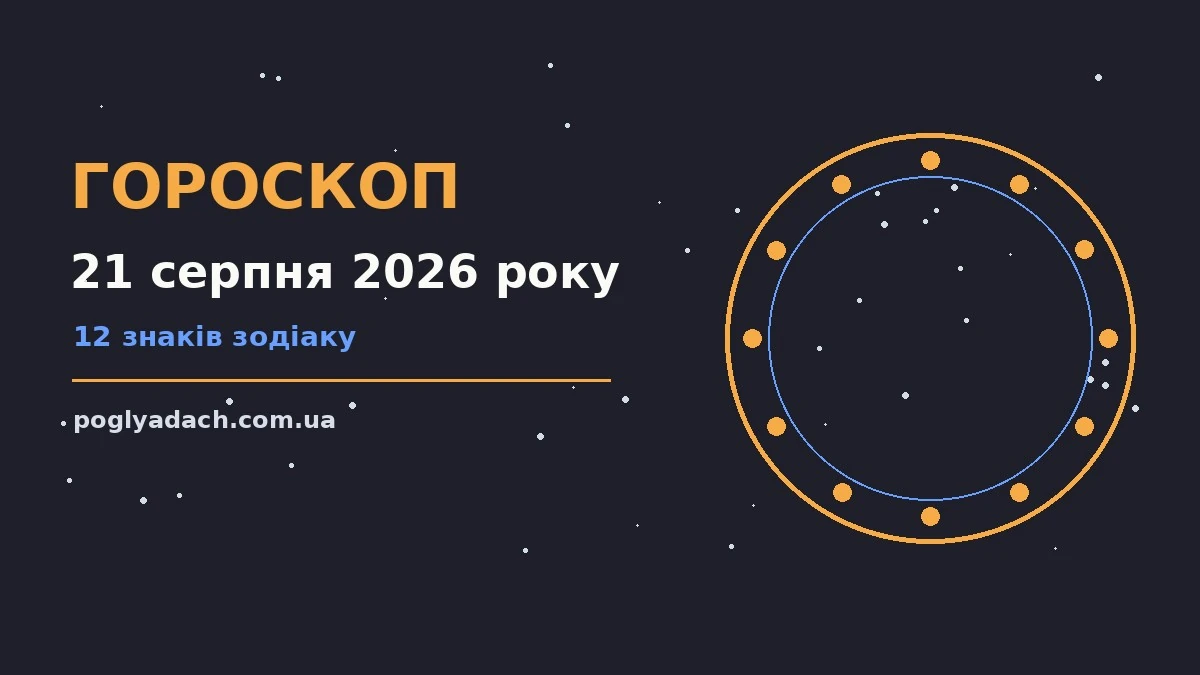 Зоряне небо над міським краєвидом увечері 21 серпня 2026 року