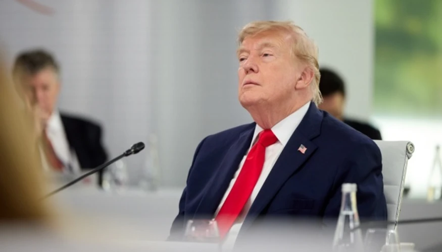 Президент США Дональд Трамп під час телефонного інтерв'ю